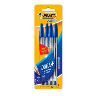 Imagem de Caneta esferográfica Cristal Azul 4und 868795 Bic