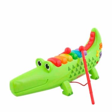 Imagem de Xilofone Infantil Musical - Fisher-Price - Crocodilo - Fun Divirta-se
