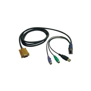 Imagem de Tripp Lite Cabo combo P778-015 USB/PS2 para KVM selecionado (4,5 m), preto