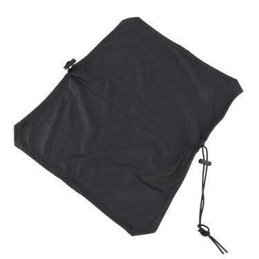 Imagem de Acouto Capa Elástica de Bagagem de Alta Resistência - Capa Preta para ATVs, Bicicletas, Motos de Neve e Muito Mais - Rack Traseiro Seguro e Versátil para Viagem Segura (L)