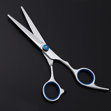 Imagem de 1 tesoura profissional de corte de cabelo de aço inoxidável – ideal para salão de beleza e barbeiro