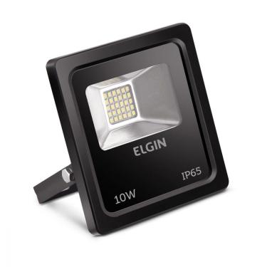 Imagem de Projetor Led para Uso Externo 10w 6500k Bivolt Preto