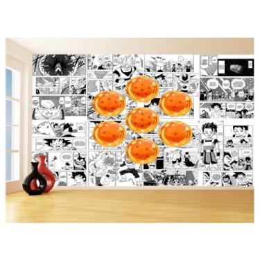 Imagem de Papel De Parede Dragon Ball Esferas Do Dragão 3,5M Dbz736 - Você Decor