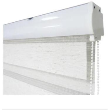 Imagem de Persiana Rolo Duplo Bandô Sunny Linho 120 L X 160 A Cortina - Top Flex