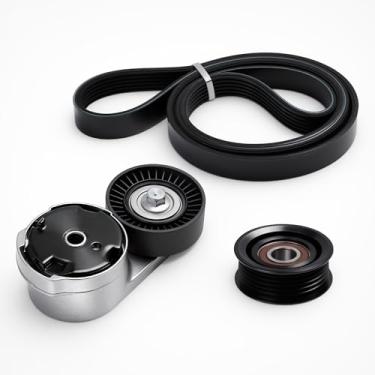 Imagem de Kit tensor de correia de transmissão de 3 peças para Dodge Durango 2016-2021, para Jeep Grand Cherokee 2016-2022, para Jeep Grand Cherokee L 2021-2022, [V6 3.6L], conjunto tensor de correia de