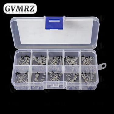 Imagem de Kit De Termistores NTC Resistor Térmico 100 Peças 1K a 100K Ohm MF52 N