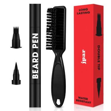 Imagem de Lápis Preenchedor de Barba JPAR Dual Tip à Prova d'Água Preto