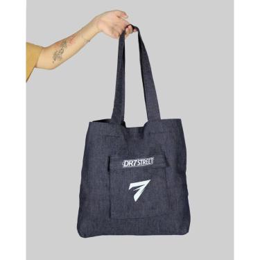 Imagem de Bolsa DR7 Street Ecobag Jeans Seven - Azul-Unissex