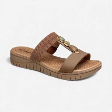 Imagem de Tamanco Campesí Flatform Marrom-Feminino