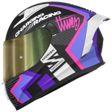 Imagem de Capacete Norisk Flow Vizion, 62, Roxo