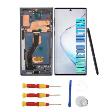 Imagem de Substituição de tela com moldura para Galaxy Note 10 Plus - Dpofirs