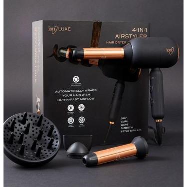 Imagem de ion Luxe 4 em 1 Autowrap Airstyler secador de cabelo intercambiável e 