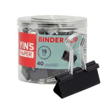Imagem de Kit Prendedor Binder Clip Metal Yins Paper Home Office Teletrabalho Or