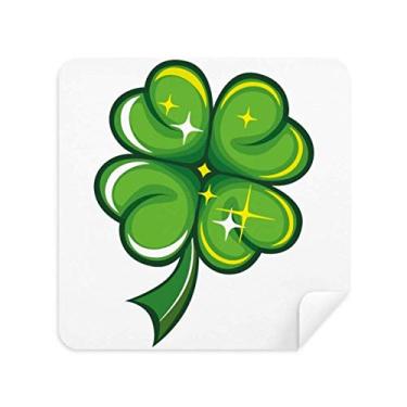 Imagem de Four Leaf Clover Ireland St.Patrick's Day óculos pano pano pano pano pano pano pano pano pano pano pano camurça pacote com 2