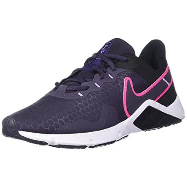 Imagem de Nike Women's Legend Essential 2 Training Sneakers, Black/Hyper Pink/Cave Purple/Lilac, 8.5