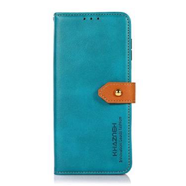 Imagem de BoerHang Capa para Samsung Galaxy S30, capa carteira flip de couro com compartimento para cartão, couro PU premium, capa de telefone com suporte para Samsung Galaxy S30. (azul)