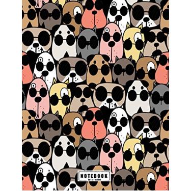 Imagem de Notebook: Dog cover and Dot Graph Line Sketch pages, Extra large (8.5 x 11) inches, 110 pages, White paper, Sketch, Draw and Paint