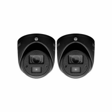 Imagem de Kit 2 Câmeras Dome Intelbras Mini Case Preto Vhd 3220 D 20 Metros Infra Multi Hd 2 Mp Full Hd 1080p