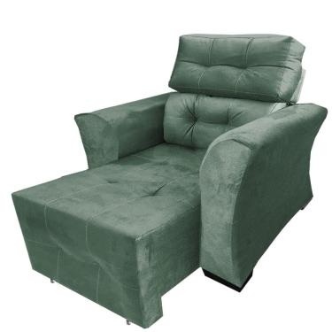 Imagem de Poltrona Do Papai Reclinável Retrátil Amamentação Grécia Verde