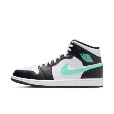 Imagem de Jordan Nike Air 1 Tênis masculino médio, preto/vermelho-branco DQ8426-060, Branco/verde brilhante - preto, 41
