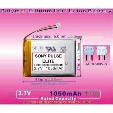 Imagem de Bateria Carga Headset APARELHO Pulse Elite 7.1 Com Conector - bgb