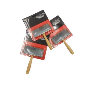 Imagem de Kit de 3 Rasqueadeiras Média Cabo de Madeira - UAU