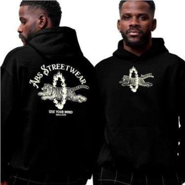 Imagem de Blusa Moletom Com Capuz‎ Tiger Abs Streetwear Since 2019-Unissex