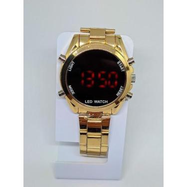 Imagem de Relógios Femininos Luxo Digital / Relógio Led Sports Watch Pulseira aç
