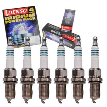 Imagem de 6 velas de ignição DENSO Iridium Power compatíveis com Hyundai Sonata 2.5L 2.7L 3.3L V6 1999-2010