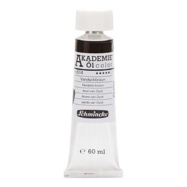 Imagem de Tinta Óleo Importada Schmincke 60ml 614 Vandyke Brown
