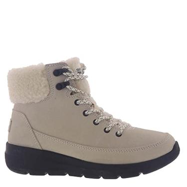 Imagem de Skechers Bota feminina Glacial Ultra-Woodlands Fashion, Branco/preto, 6.5