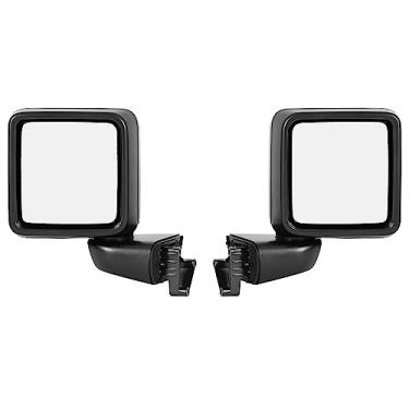Imagem de HECASA Par de espelhos elétricos compatível com Jeep Wrangler JL 2020-2023 2023 Jeep Gladiators 2018-2023 substituição para 68281891AE 68281890AE retrovisor aquecido do lado esquerdo e direito