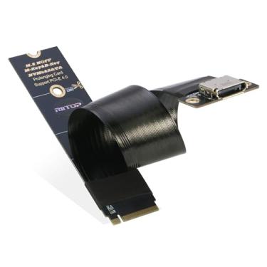 Imagem de RIITOP Adaptador M.2 NVMe PCIe 4.0 x4 para OCuLink SFF-8611 4i (15 cm), eGPU e SSD