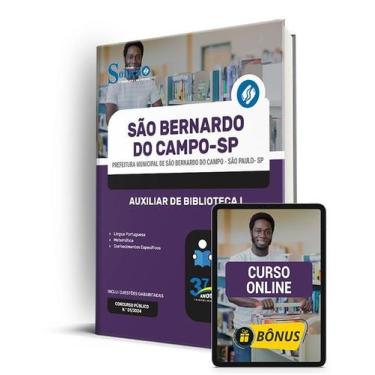 Imagem de Apostila Prefeitura de São Bernardo do Campo - SP 2024 - Auxiliar de B