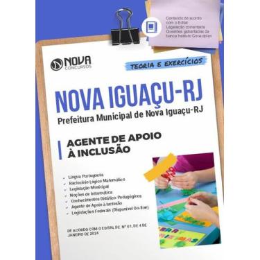 Imagem de Apostila Prefeitura de Nova Iguaçu - RJ 2024 Agente de Apoio à Inclusã