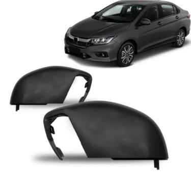 Imagem de Par Capa Retrovisor Fit City Wrv 2015 16 17 a 2021 Inferior - SP ACESS