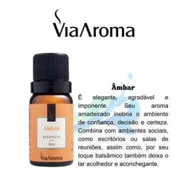 Imagem de Essência Via Aroma 10ML Para Aromatizador Difusor de Ambiente Elétrico