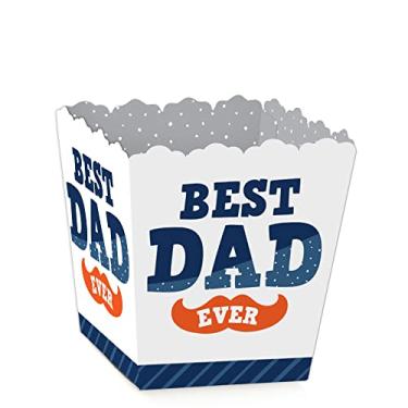 Imagem de Big Dot of Happiness Happy Father's Day - Mini caixas de lembrancinhas de festa - We Love Dad Party Treat Candy Boxes - Conjunto de 12