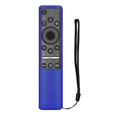 Imagem de Controle remoto de voz BN59-01329A BN59-01330A com capa para Samsung Smart TV QN49Q8DT QN49Q8DTAFXZA QN50Q8DTAF QN50Q8DTAFXZA QN55Q8DT QN55Q8DTAF QN55Q8DTAFXZA QA N65Q8 DTAFXZA QN75Q8DTAFXZA QN85Q8DTAFXZA