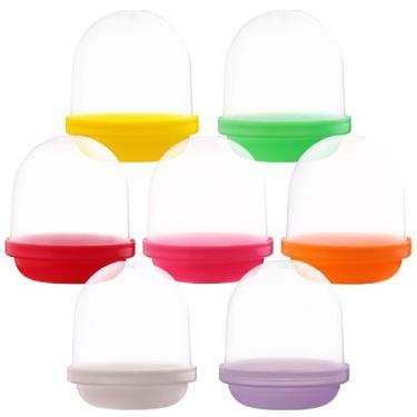 Imagem de Máquina de venda automática de cápsulas translúcidas de bolota vazias 500 peças 2,8 cm - cápsulas para máquina de chiclete, recipientes de lembrancinhas de festa a granel - presentes para cesta de