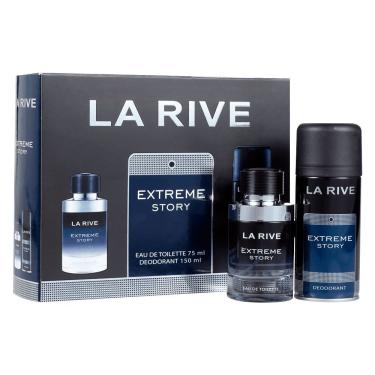 Imagem de Kit La Rive Extreme Story Masculino - Eau De Toilette 75ml + Desodorante 150ml
