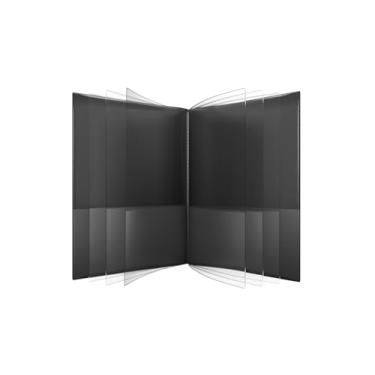 Imagem de Organizador de vários bolsos Nicky's, pasta de 10 ou 14 páginas, à prova d'água, patenteado resistente a rasgos, plástico flexível, feito com orgulho nos EUA, substituto do fichário. (preto 14 em 1)