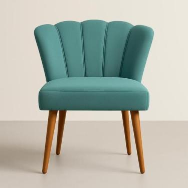 Imagem de Cadeira Poltrona Pétala Sala Estar Penteadeira e Salão - Platinum Deco