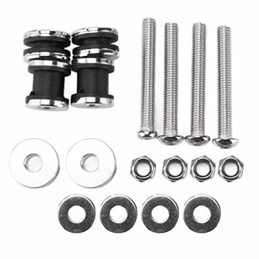 Imagem de Kit de hardware de ancoragem de motocicletas Munefe, kit de encaixe de alforjes, barragem de motocicletas Sissy Bar para proporcionar conforto e suporte extra para pilotar