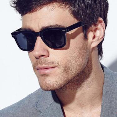 Imagem de Óculos Escuro Masculino Lente Preta Polarizado UV 400 - Spyglass