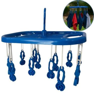 Imagem de Varal Roupa Intima Multiuso Calcinha Cueca Meia 12 Prendedores Cor sor