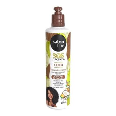 Imagem de Salon Line, Kit Tratamento Profundo com Hidra + SOS Cachos, Somente Shampoo e Condicionador São Veganos - Ondulados, Cacheados e Crespos, 300ml e 500g