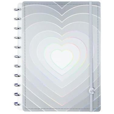 Imagem de Caderno Inteligente Grande GREY Love 80FLS