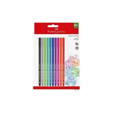 Imagem de Conjunto fine pen pop 10 unidades - faber castell - GRUPO FABER CASTEL