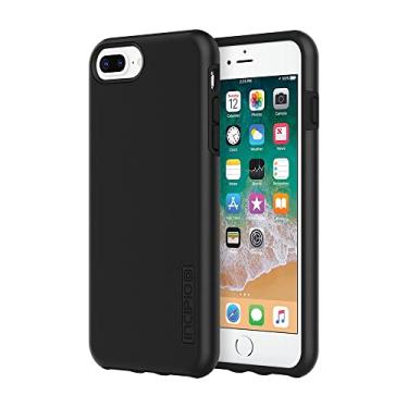 Imagem de Incipio Capa DualPro para Apple iPhone 6 Plus/6s Plus, camada dupla, ultrafina, resistente, híbrida, resistente a impactos, rígida, à prova de choque, capa amortecedora - preto carvão